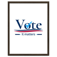 vote it matters - For elections