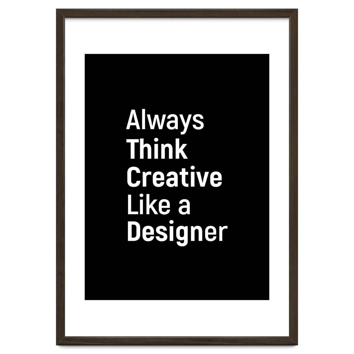 Always Think Creative Like A Designer
