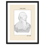 John Adams – John Trumbull (ascii Art) thumbnail
