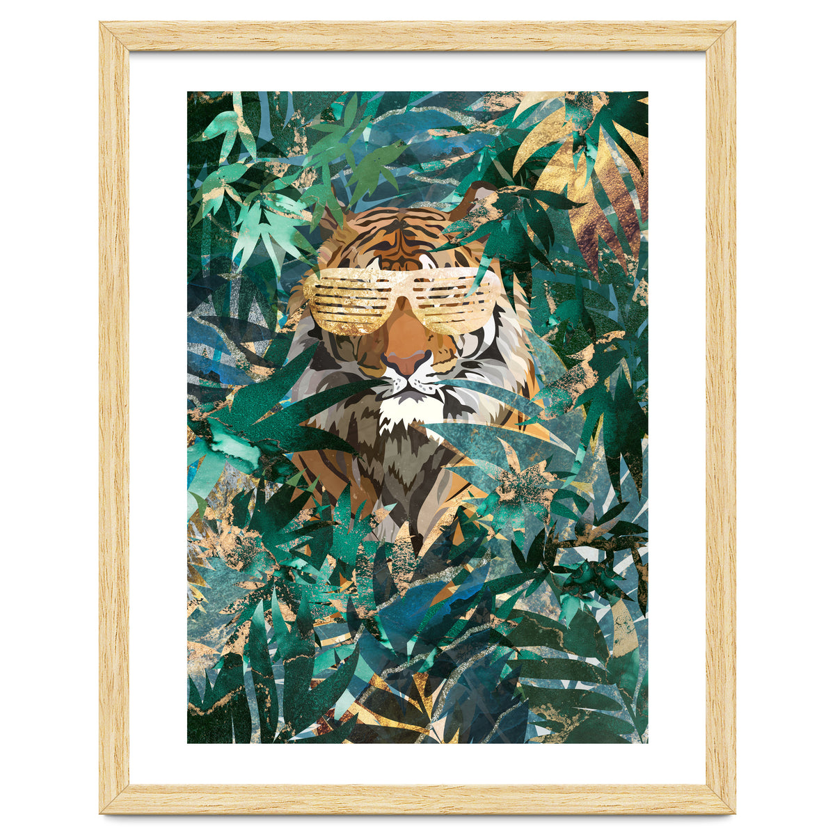 Hip hop tiger in the jungle