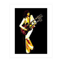 Jimmy Page American Rock Music Legend (Print Only)