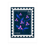 Bedfordshire Bee Orchid Postage Stamp (Print Only) thumbnail