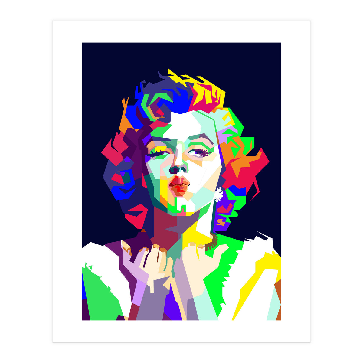 Marilyn Monroe Famous Actress Pop Art  (Print Only)