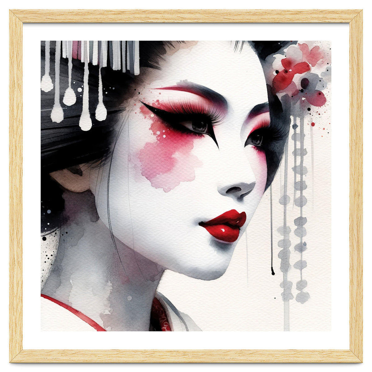 Porcelain Bloom Modern Geisha