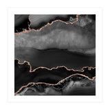 Black & Rose Gold Agate Texture 02 (Print Only) thumbnail