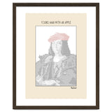 Young Man with an Apple (1505) – Raphael (ascii art) thumbnail
