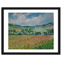 A field of poppies. Canvas.