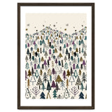 Mountain Forest Trees Winter thumbnail