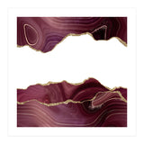Burgundy & Gold Glitter Agate Texture 07 (Print Only) thumbnail