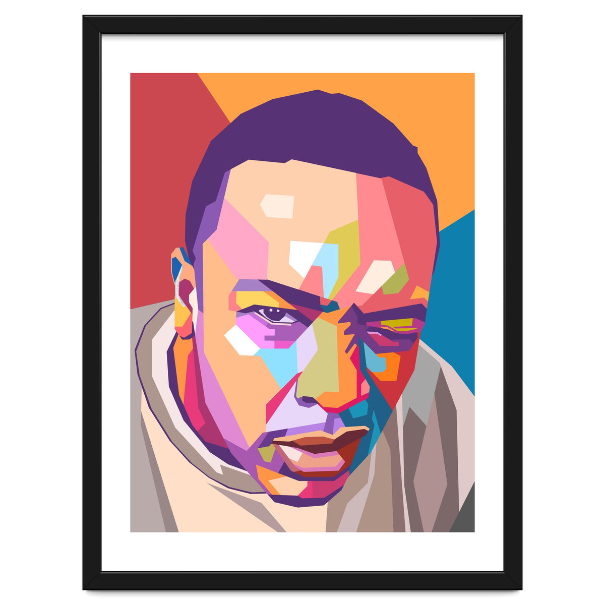 Dr Dre pop art portrait
