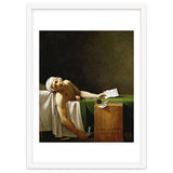 Jean Paul Marat, dead in his bathtub, assassinated by Charlotte Corday in 1793. JACQUES LOUIS DAVID. thumbnail
