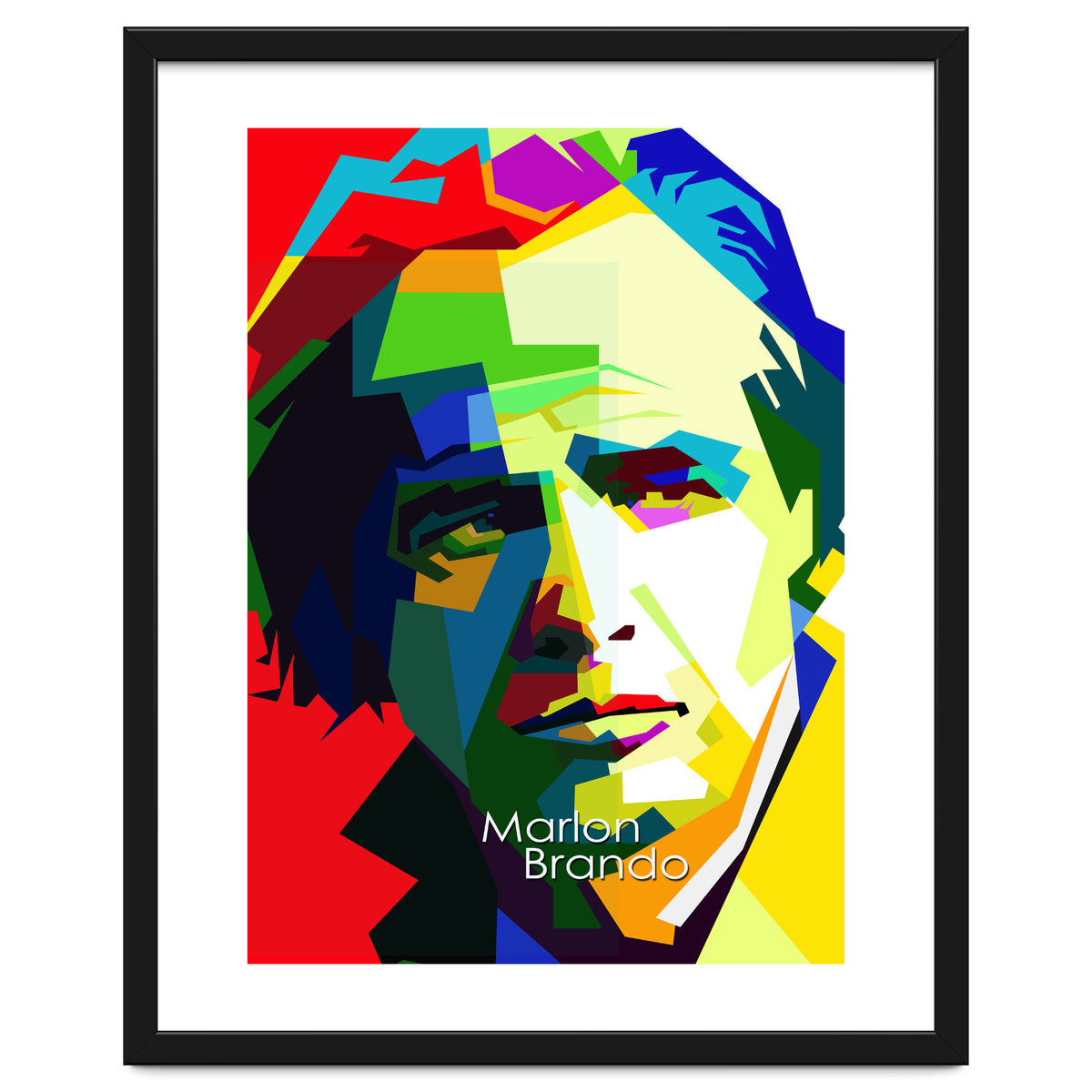 Marlon Brando Pop Art WPAP