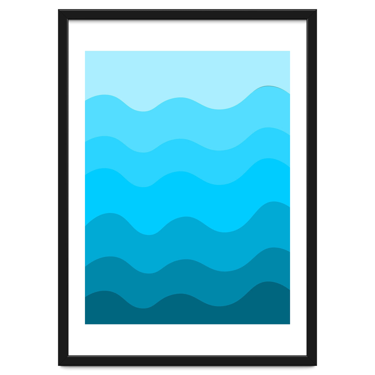 Blue gradient design