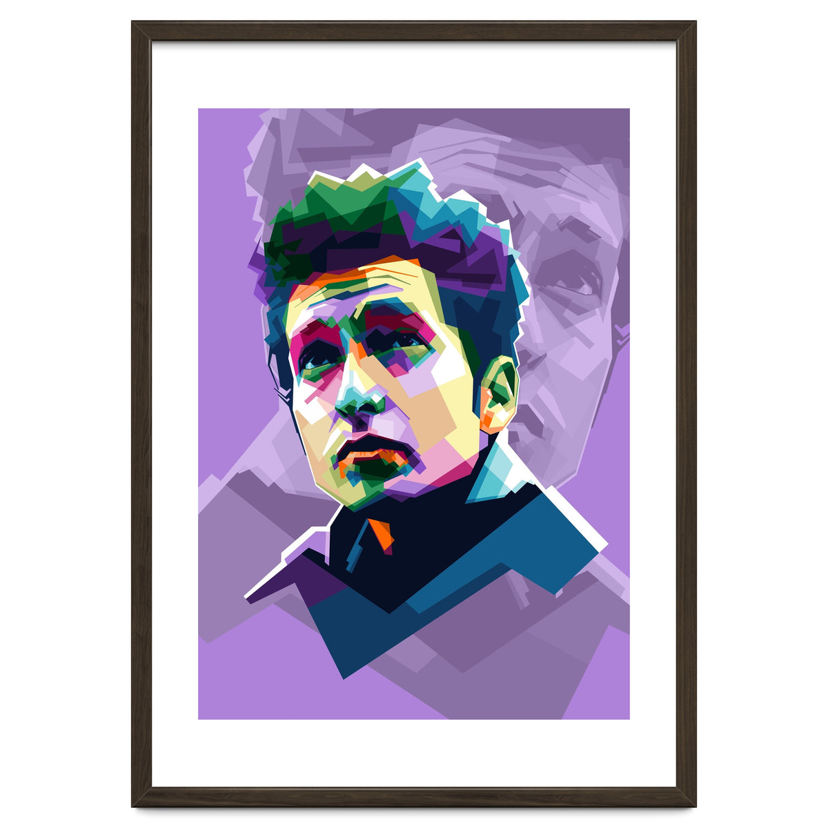 Bob Dylan Pop Art WPAP