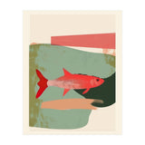 Red Fish Abstract (Print Only) thumbnail