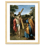 Annibale Carracci / 'Domine, quo vadis?', c. 1602, Oil on panel, 77.4 x 56.3cm. AGOSTINO CARRACCI. thumbnail