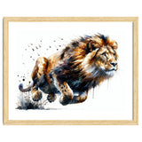 Dynamic Lion In Motion thumbnail