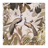 Vintage Sepia Exotic Peacocks Jungle (Print Only) thumbnail