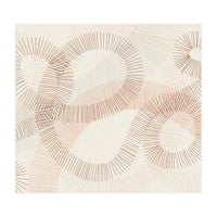 calming essentials Curved Lines  sand (Print Only)