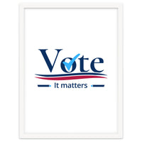 vote it matters - For elections