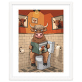 Highland Cow On The Toilet thumbnail