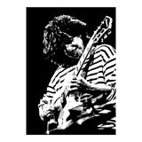 Pat Metheny American Jazz Guitarist Legend in Monochrome 3 (Print Only) thumbnail