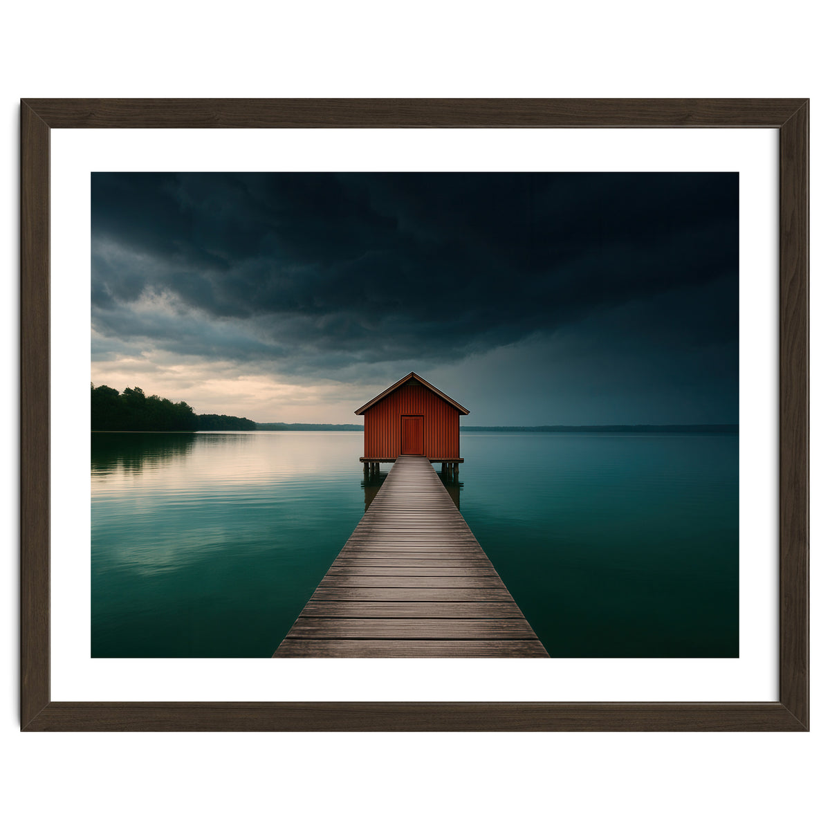 Moody Boathouse Photography Lake House