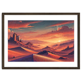 Vintage Chile, Atacama Desert Sunset Poster thumbnail