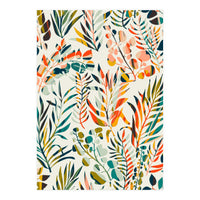 Colorful Leaves Pattern (Print Only)