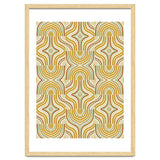 Ochre Retro Marbled Tiles thumbnail