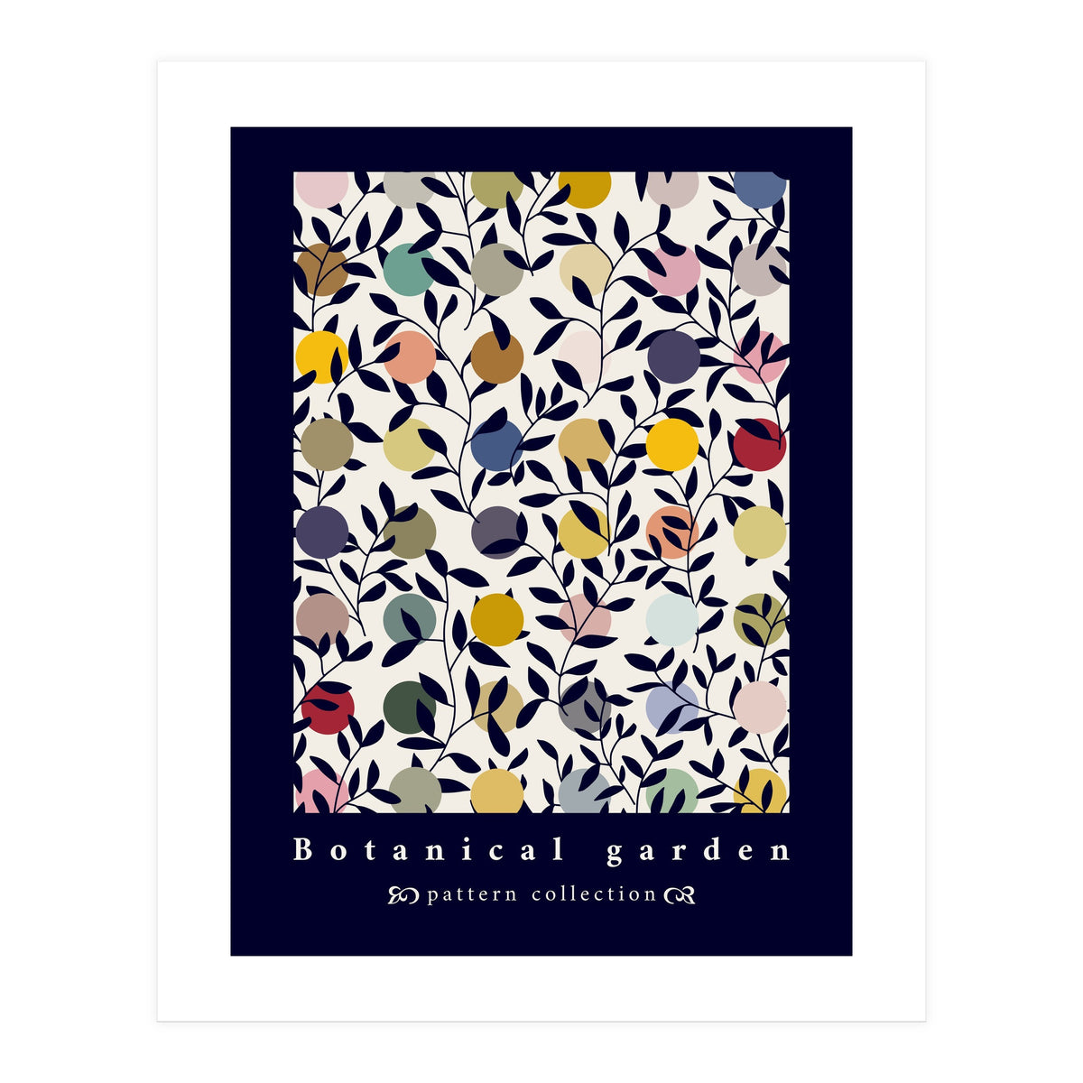 expectant iteration botanical garden pattern (Print Only)