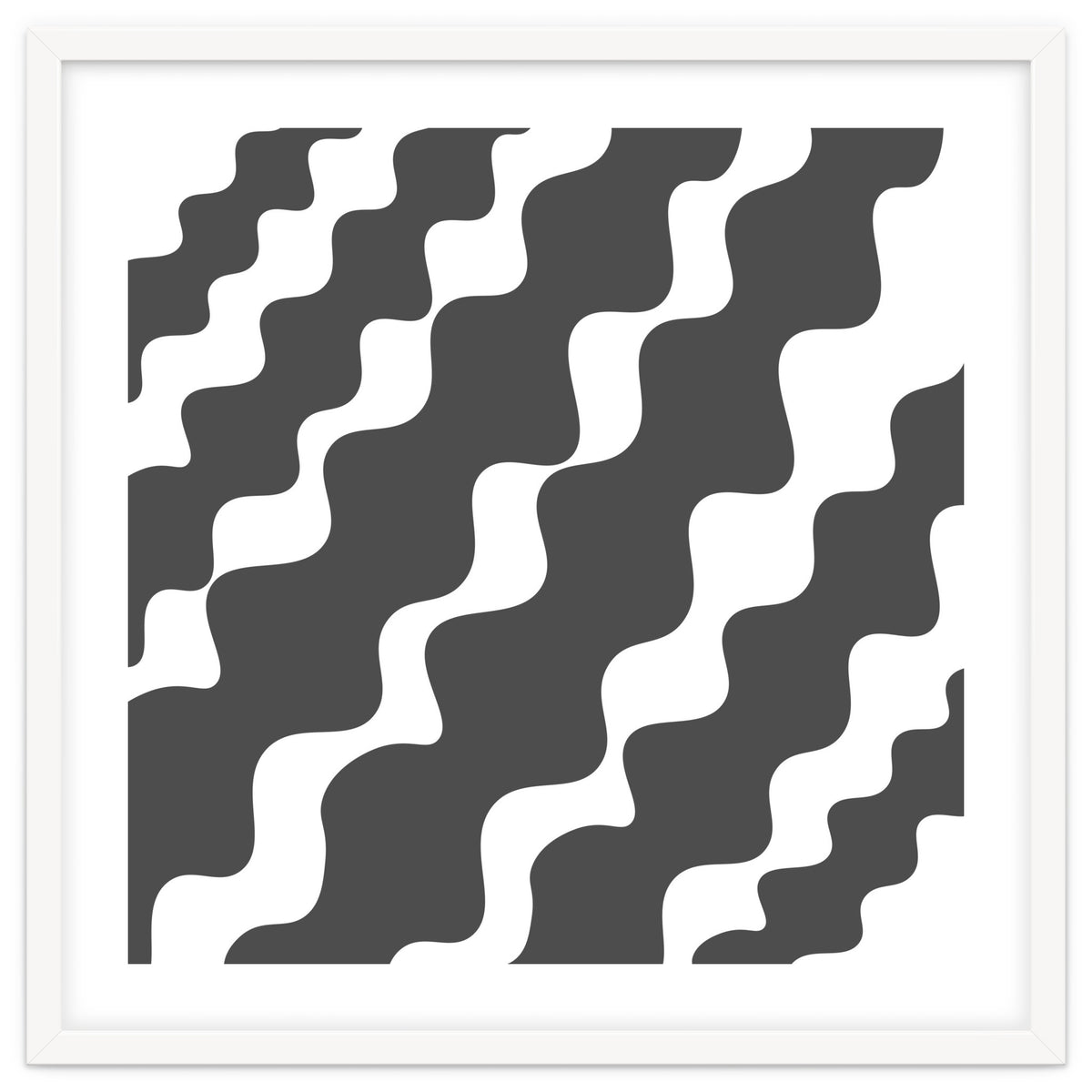 Grey Wavy Pattern
