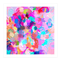 Candy Shop | Abstract Modern Bohemian Eclectic Colorful Painting | Pop of color Contemporary (Print Only)