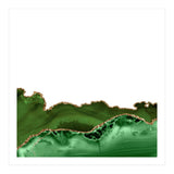 Green & Gold Agate Texture 30  (Print Only) thumbnail