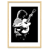 Pat Metheny American Jazz Musician in Monochrome thumbnail