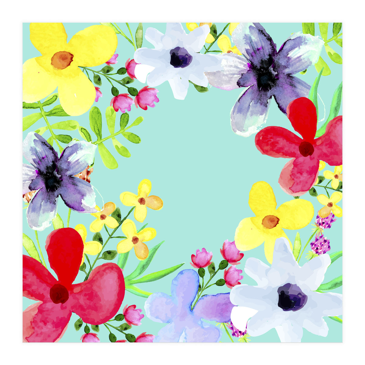 Floral Harmony (Print Only)