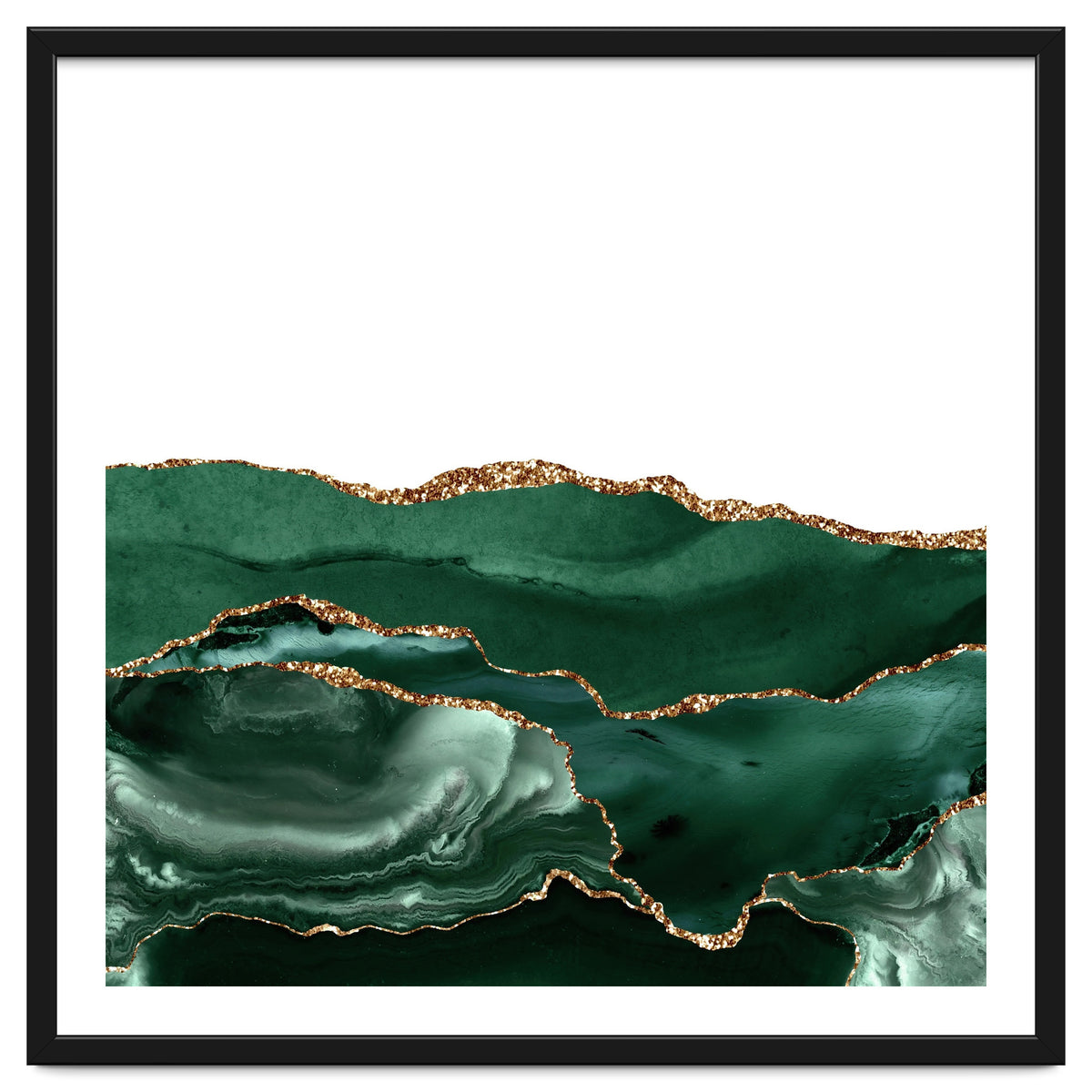 Emerald & Gold Agate Texture 05