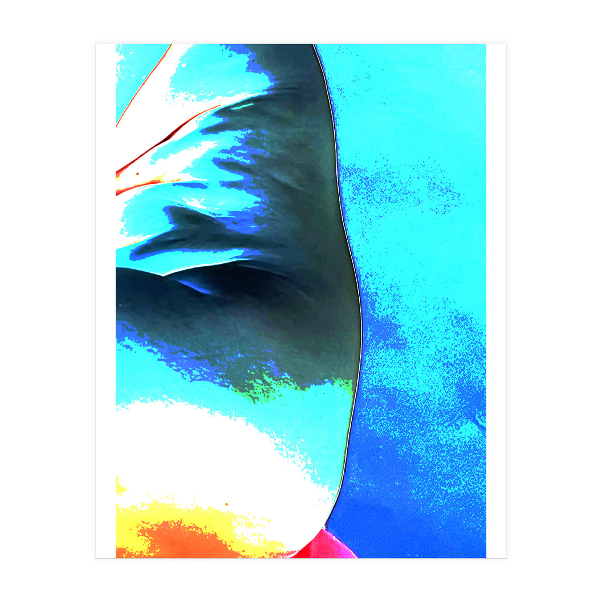 Aqua Fire |  Sea Wall (Print Only)