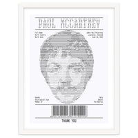 Receipt Art Paul Mc Cartney