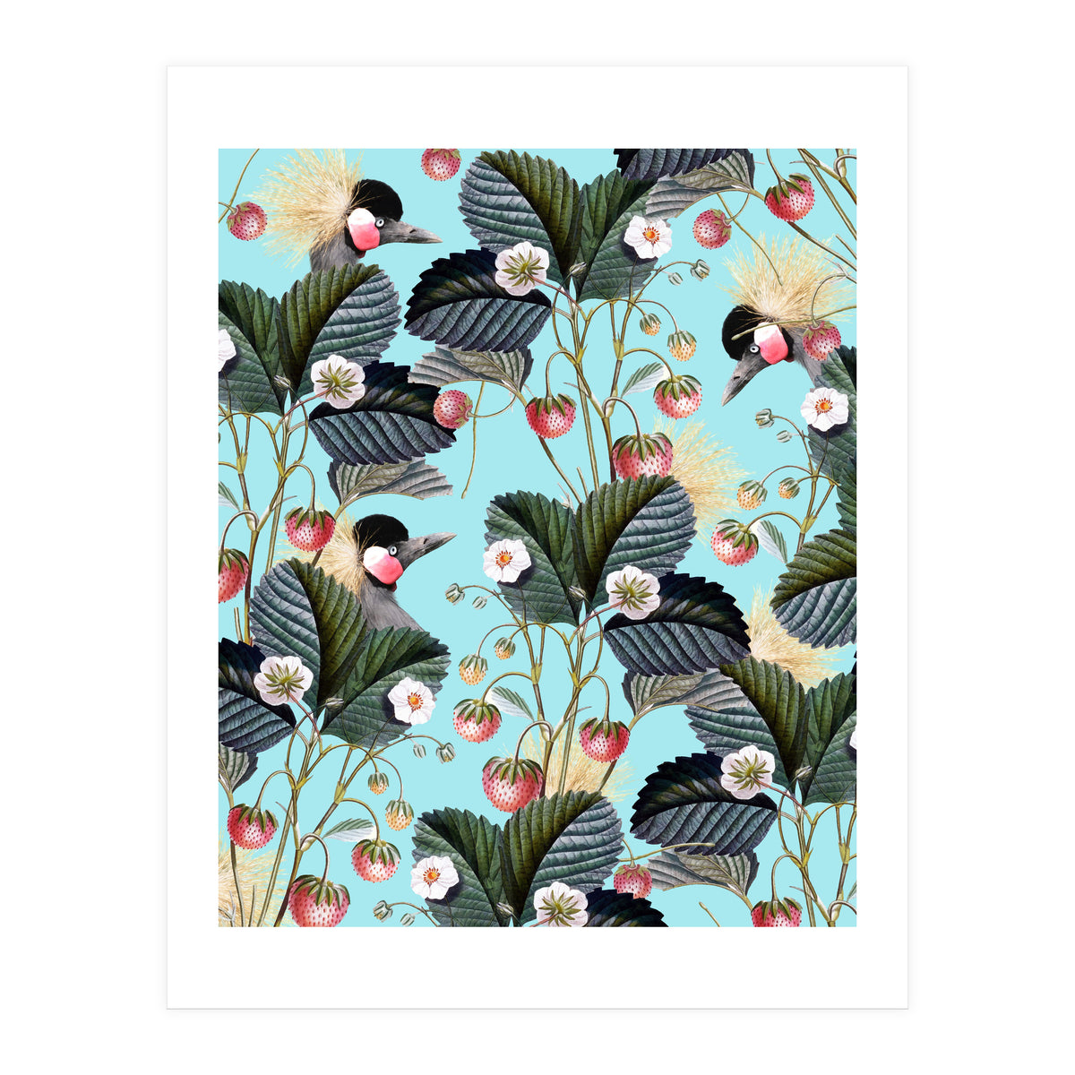 Strawberry Brush Hide Out (Print Only)