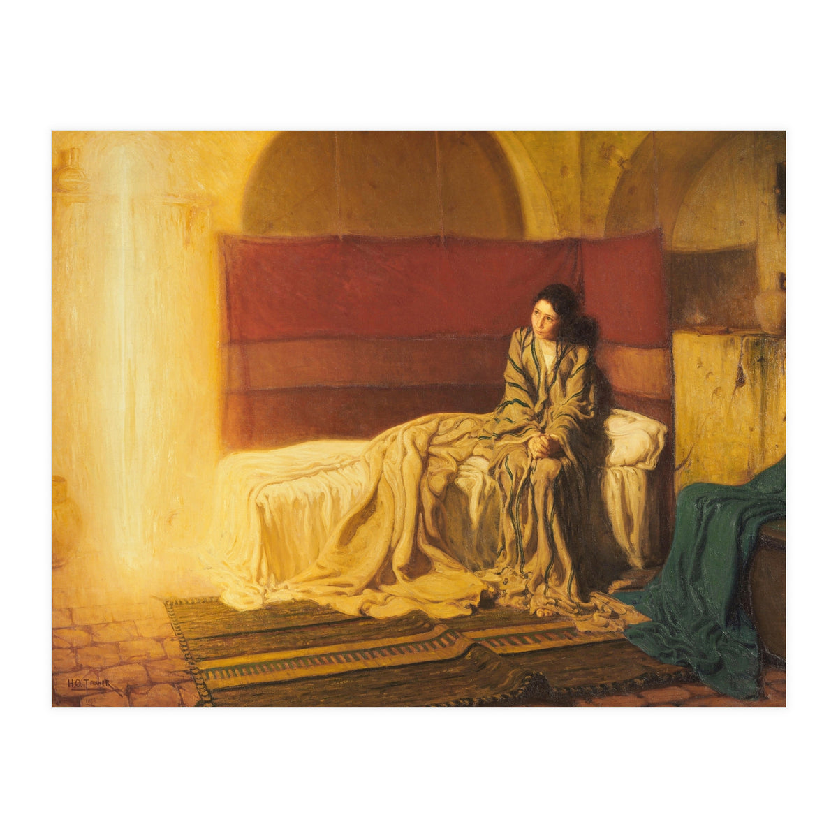 Henry Ossawa Tanner – The Annunciation | Iconic Religious Masterpiece in luminous realism (Print Only)