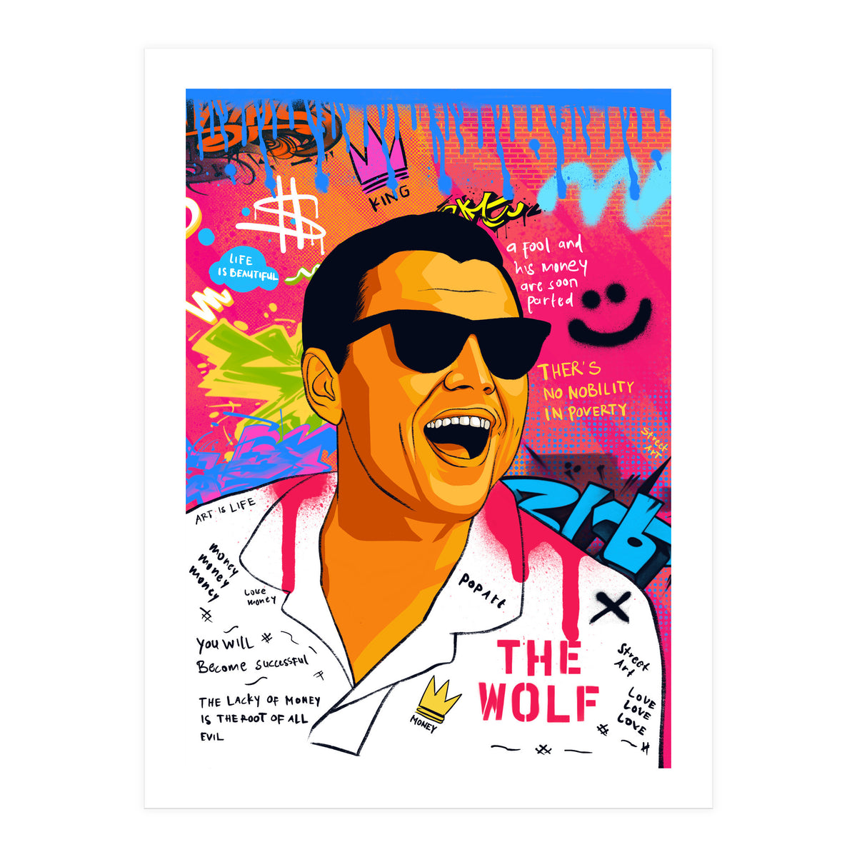 Wolf of Wall St  (Print Only)