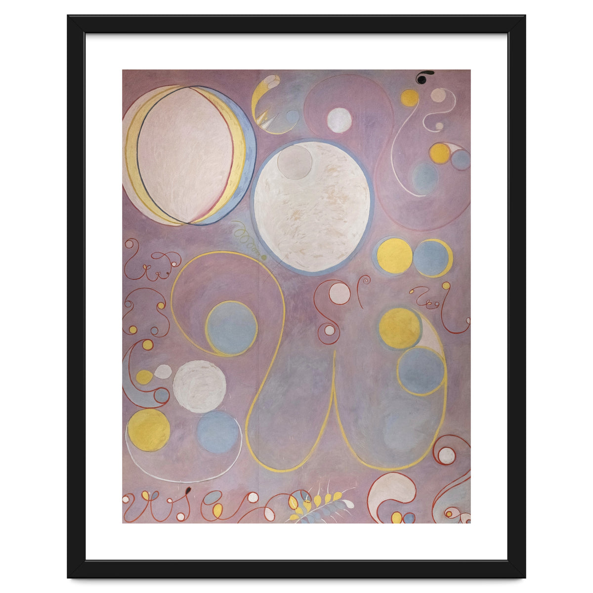 Hilma af Klint - The Ten Largest No 8 Adulthood Abstract Spiritual Geometry Art