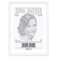 Receipt Art Emma Watson