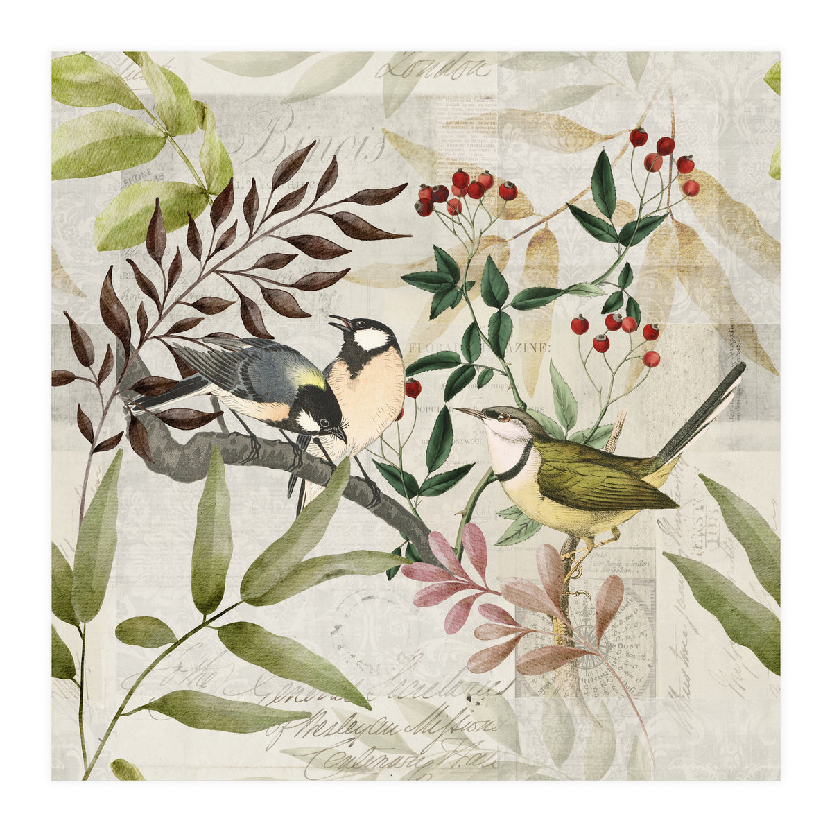 Autmn Birds (Print Only)