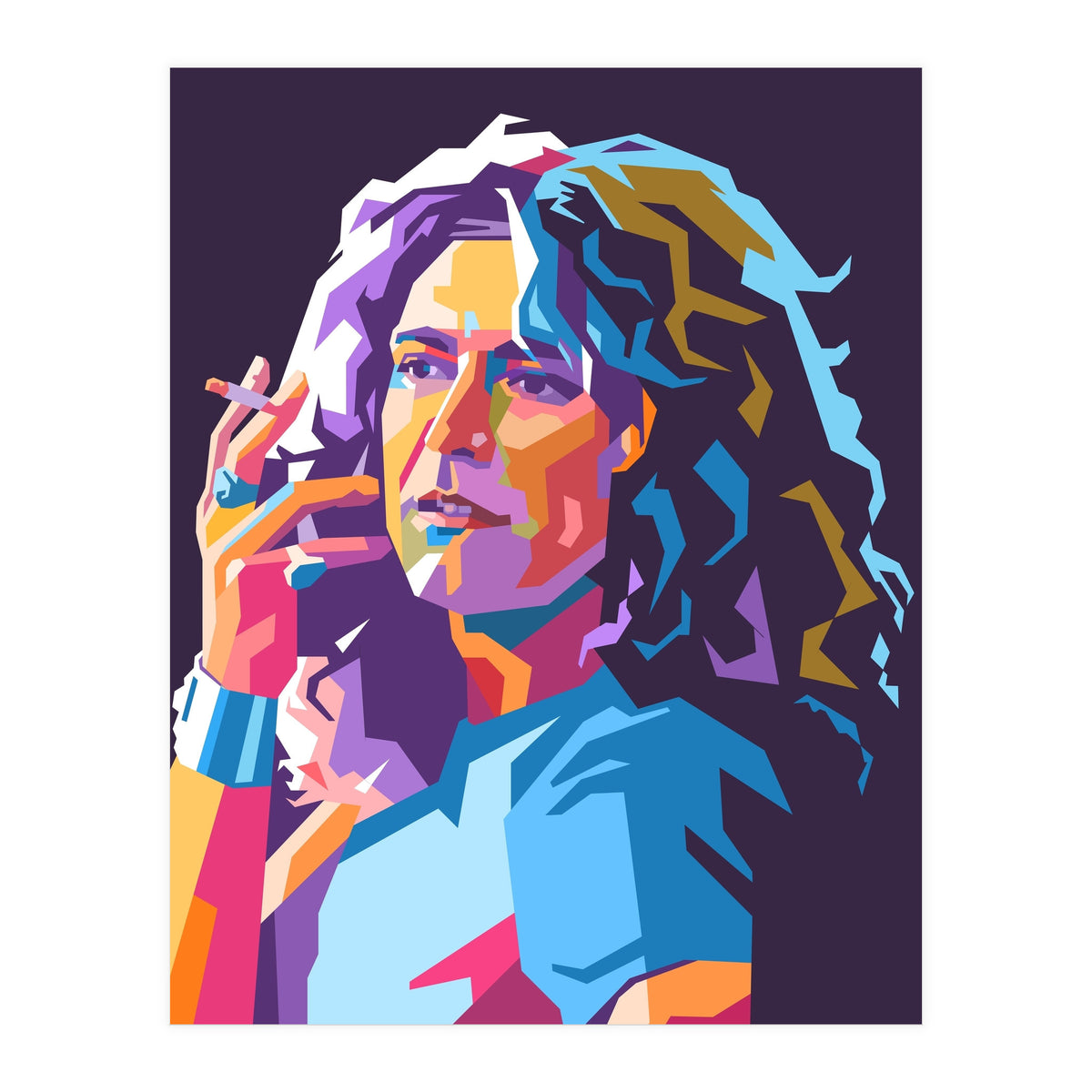 Robert Plant wpap art (Print Only)
