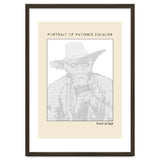 Portrait of Patience Escalier (1888) - Vincent van Gogh(ascii art) thumbnail