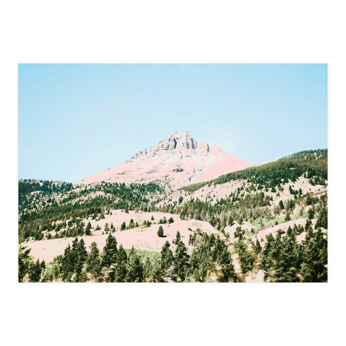 Happy Mountain #society6 #decor #buyart (Print Only)