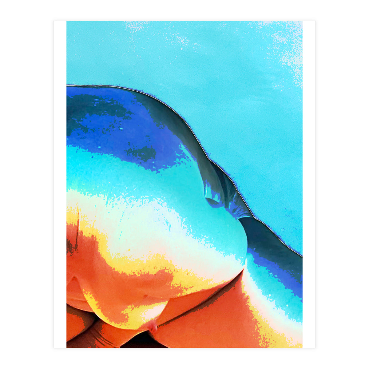 Aqua Fire |  Dunes (Print Only)