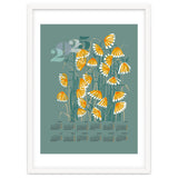 calendar 2025  linocut meadow green thumbnail